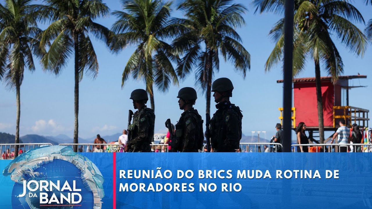 Reunião do Brics muda rotina de moradores no Rio | Jornal da Band