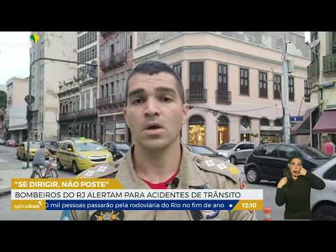 RJ | Campanha dos Bombeiros alerta para reduzir acidentes de trânsito