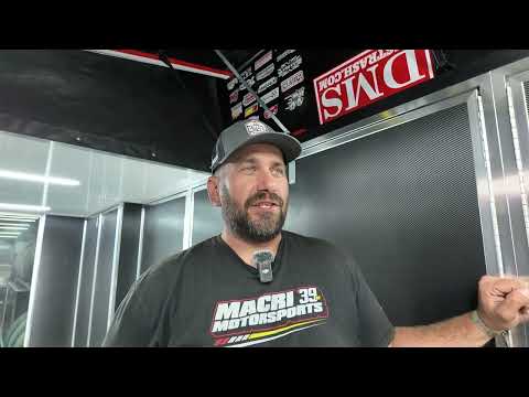 Crew Chief Joe Mooney discusses Anthony Macri's win in the Kings Royal at Eldora Speedway - dirt track racing video image
