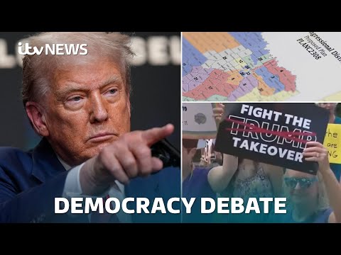 Democracy row in Texas as Democrats flee after Trump attempts to redraw boundaries| ITV News