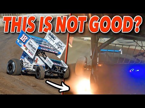 Blistering Speeds, Fire, and A Run Through The Field At Trophy Cup! - dirt track racing video image