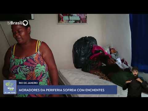 Moradores do Rio de Janeiro sofrem com enchentes