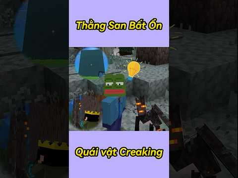 Creaking Khiến Người Chơi Ám Ảnh 😱🌲🎮 #tiktok​​ #douyin​​ #minecraft #LongKaEntertainment