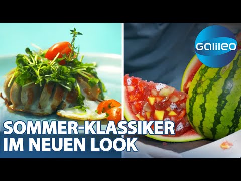 Bratwurst-Blume und Melonen-Fruchtbombe: Kreative Ideen für den Sommer