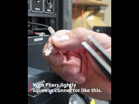 How to tighten a loose F2 Terminal battery  connection