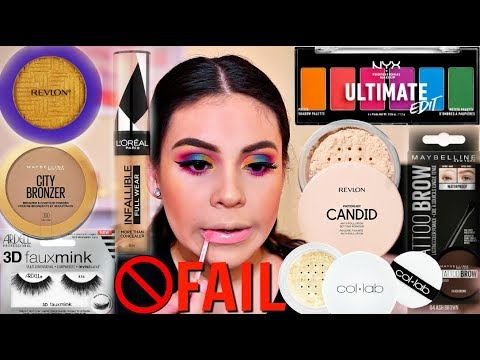 TESTING NEW DRUGSTORE MAKEUP 2019: FULL FACE OF FIRST IMPRESSIONS FAIL! | JuicyJas - UCqTR5f7YkGro3cPv23SqcqQ