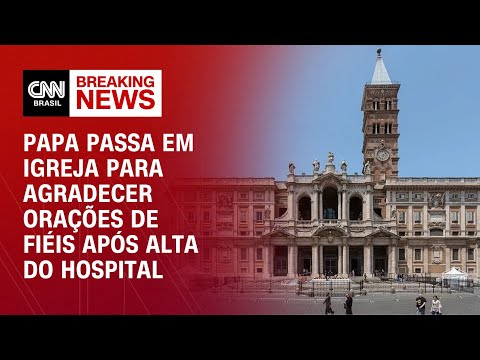 Papa faz desvio em percurso e vai à Basílica Santa Maria Maior | AGORA CNN