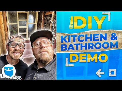 How to Demo a Bathroom, Kitchen, and Remove Walls (DIY)