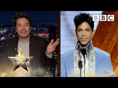 How Prince challenged Jimmy Fallon to ping-pong 😂 The Graham Norton Show – BBC