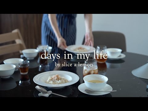 母が手伝いに来てくれた日/トウモロコシのポタージュ/キンプトン新宿東京ランチ/料理vlog