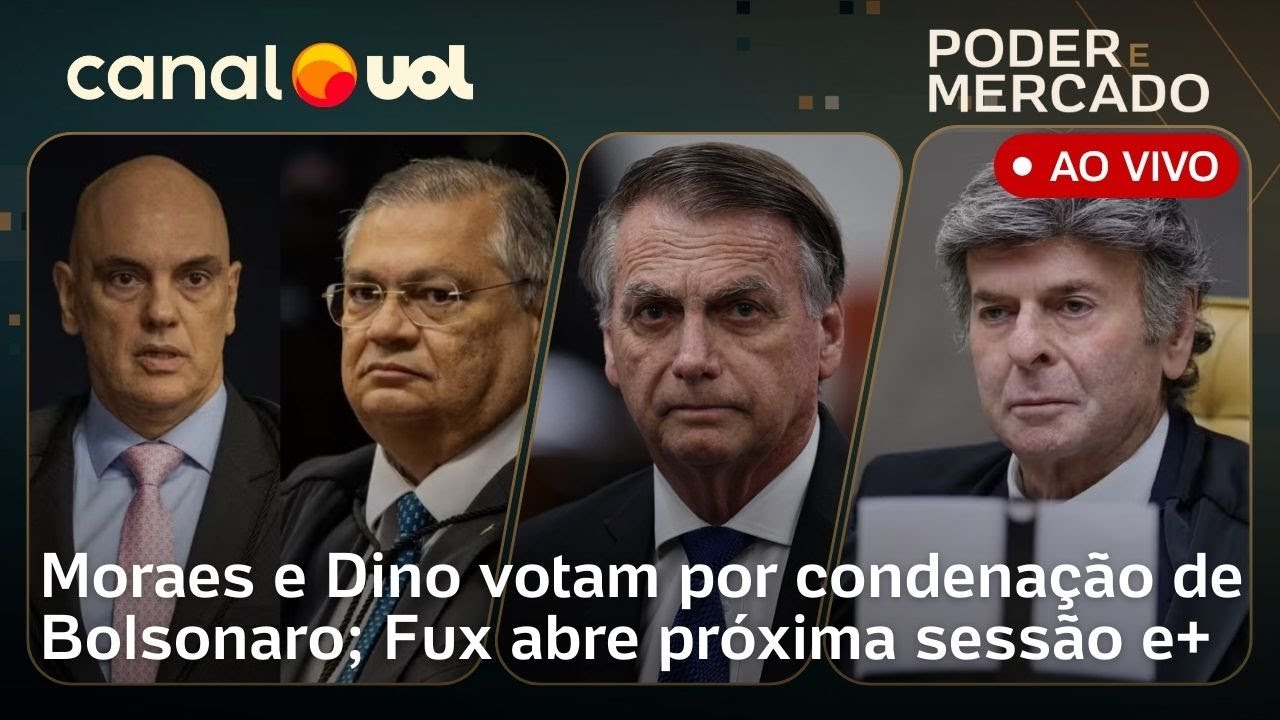 Julgamento de Bolsonaro Moraes e Dino votam por condenação Fux abre próxima sessão veja análises