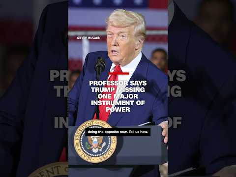 Professor says Trump missing one major instrument of power