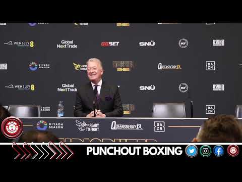 FRANK WARREN – “THAT FIGHT WILL HAVE TO HAPPEN OTHERWISE HE’LL HAVE TO VACATE THE TITLE”