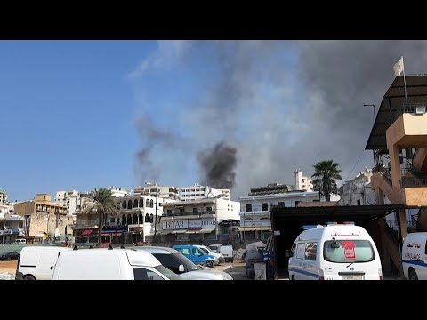 Smoke, destruction after Israeli air strikes on Lebanon's Nabatiyeh | AFP