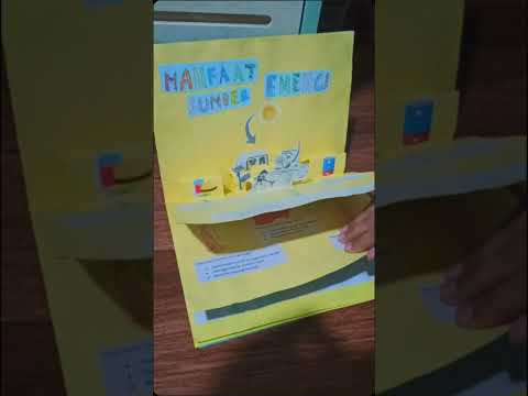 Cara membuat popup books tentang energi #popupbook #enegi #tematikkelas3