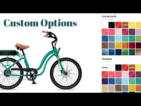 Color Customizable E-Bikes!