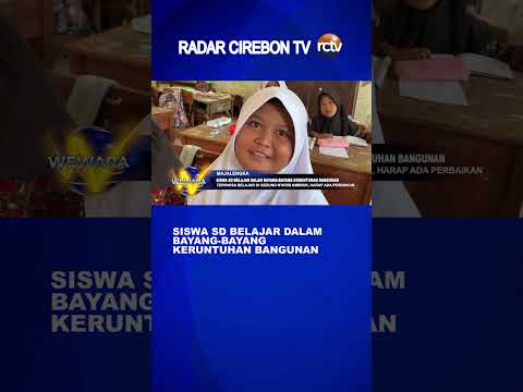 Siswa SD Belajar dalam Bayang Bayang Keruntuhan Bangunan