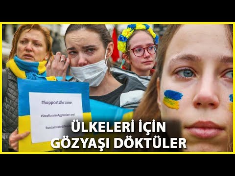 Antalya'daki Ukraynalılardan Rusya'ya Tepki