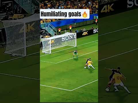 "Most Humiliating Goals in Football 😱🔥"#football #shortvideo#viral #goals