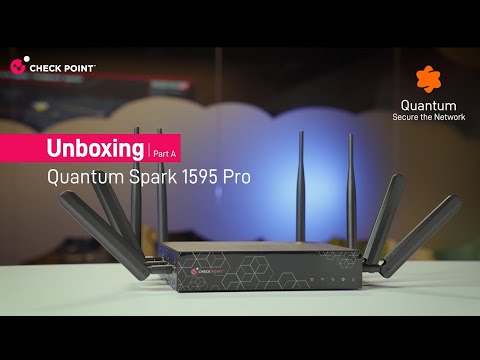 Check Point Quantum Spark 1595 Pro Wireless 5G Unboxing - Part 1