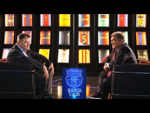 JOAN LAPORTA INTRODUCES BARÇA VISION  🕶️