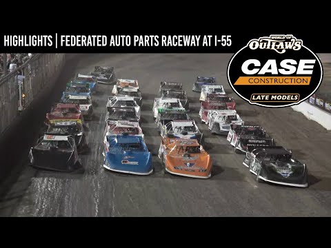 World of Outlaws CASE Late Models at Federated Auto Parts Raceway at I-55 June 25, 2022 | HIGHLIGHTS - dirt track racing video image
