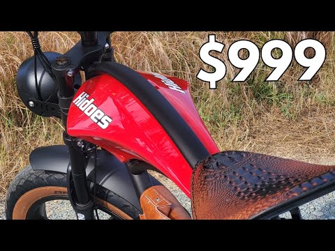 Moped style Ebike on an Amazon Budget - Hideos B10