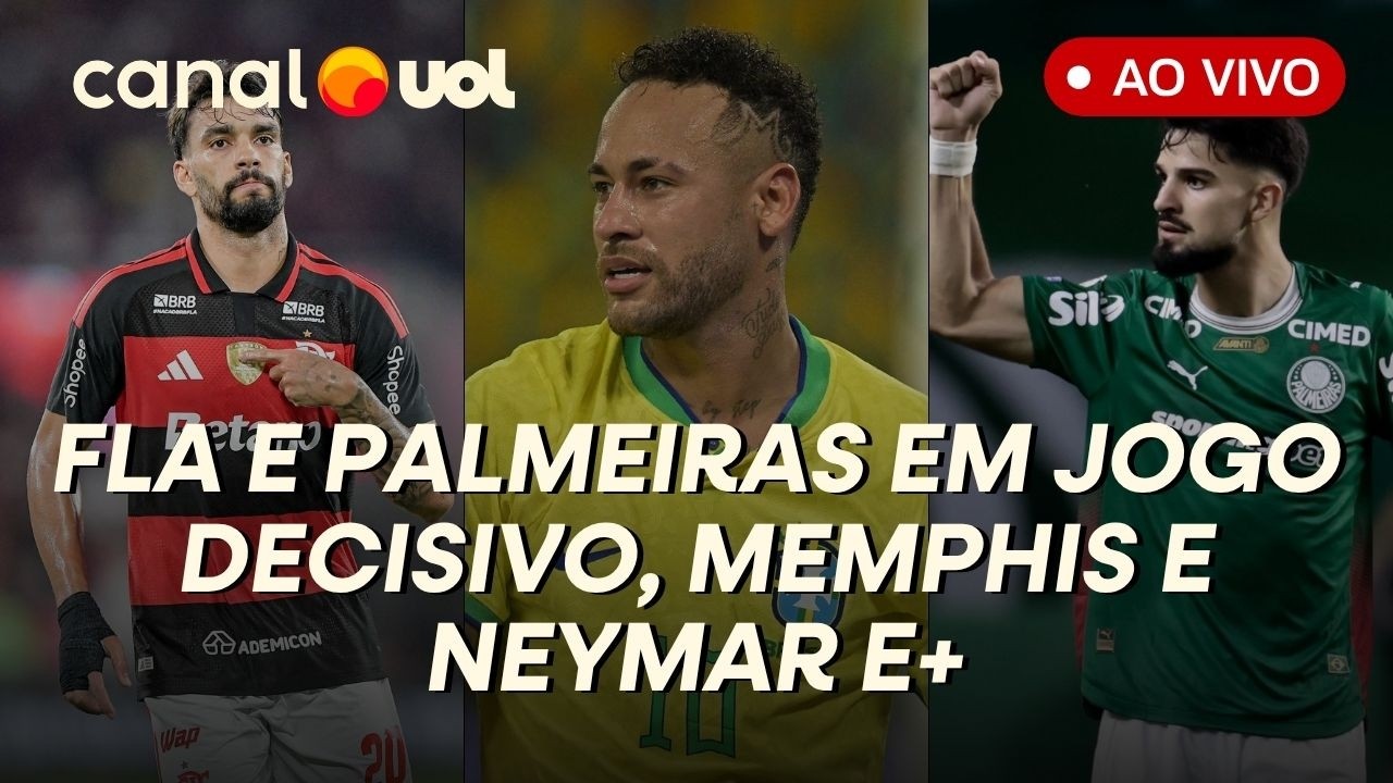 FLAMENGO E PALMEIRAS FAZEM 'FINAL DO 1º TURNO' DO BRASILEIRÃO, MEMPHIS E NEYMAR LESIONADOS E MAIS