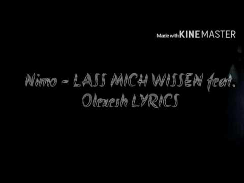 Nimo lass mich wissen feat. Olexesh lyrics