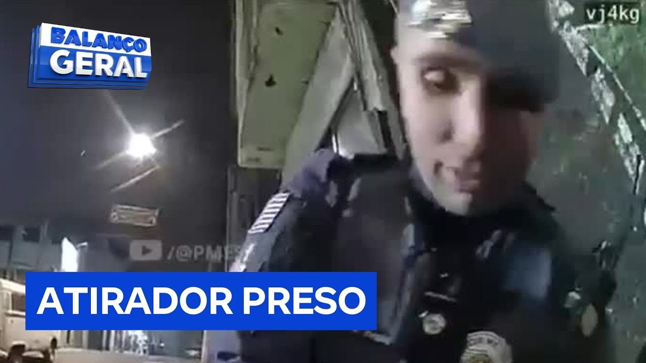 Câmera corporal revela momento em que policial é socorrido após ser baleado no pescoço em SP