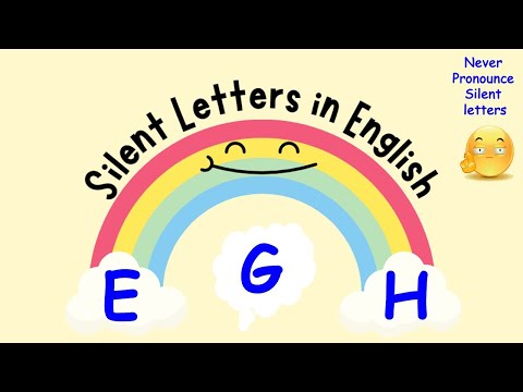 Silent Letters in English from A-Z (PART - 3) | List of Words with Silent Letters | Pronunciation