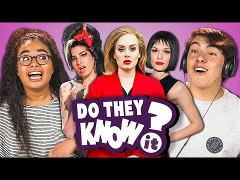 DO TEENS KNOW FEMALE BRITISH SINGERS? (REACT: Do They Know It?) - UCHEf6T_gVq4tlW5i91ESiWg