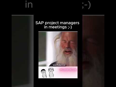 SAP Project managers in meetings #sap #projectmanager #project #meeting