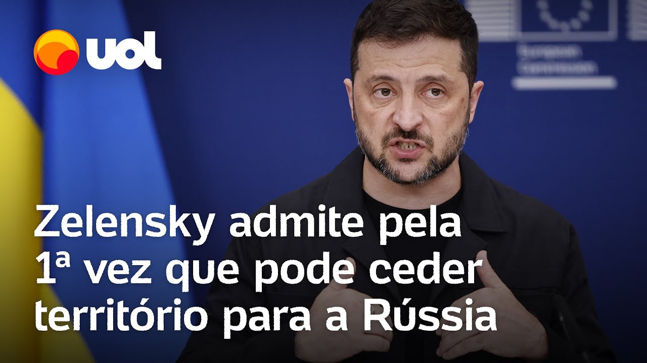 Zelensky admite que pode ceder território para a Rússia pela primeira vez veja vídeo