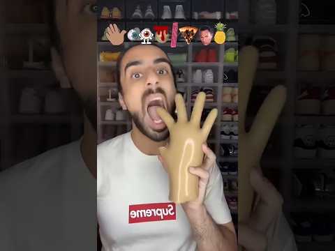 FoodASMR Eating a ORIGINAL Gummy Hand✋️#shorts #funny #shortvideo #youtubeshorts #comedy #shortsfeed
