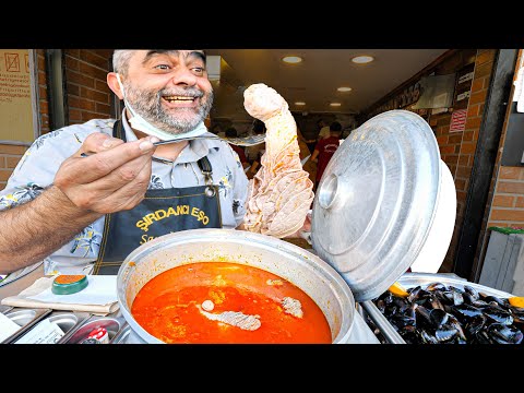 Most UNIQUE Street Food in Turkey - Sirdan SUSHI + Extreme Street Food Tour of Istanbul!