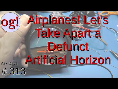 Sorta Aircraft Video: Let's Take Apart a Defunct Artificial Horizon (#313)