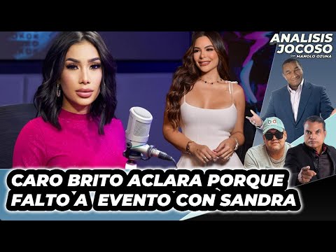 ANALISIS JOCOSO - CARO BRITO NO FUE A EVENTO CON SANDRA BERROCAL