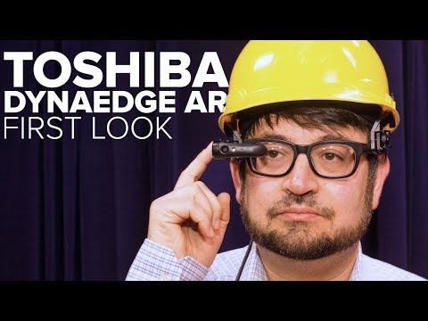 Toshiba's AR smart glasses first look: Augmented reality glasses for field work - UCOmcA3f_RrH6b9NmcNa4tdg