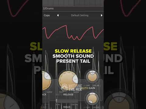 Compressor settings: Attack, Release & Ratio explained.