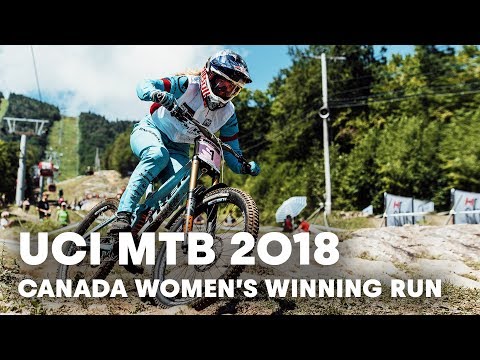 Who Won The Women's Downhill MTB Final at Mont-Sainte-Anne, Canada? | UCI MTB 2018 - UCXqlds5f7B2OOs9vQuevl4A