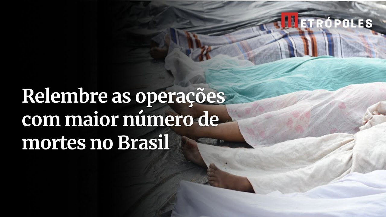 Do Morro do Alemão ao Carandiru as operações mais letais da história do Brasil