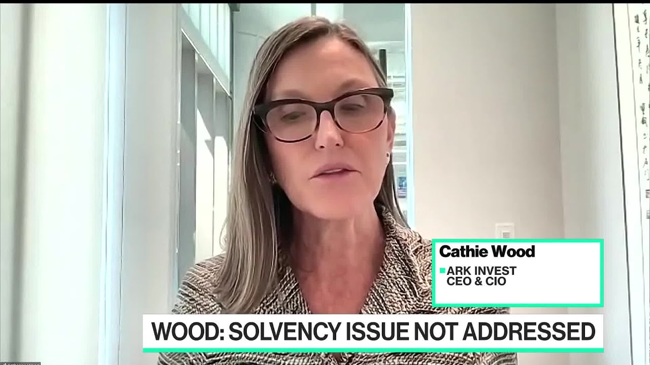 Cathie Wood on Bank Turmoil, Bitcoin and Strategy