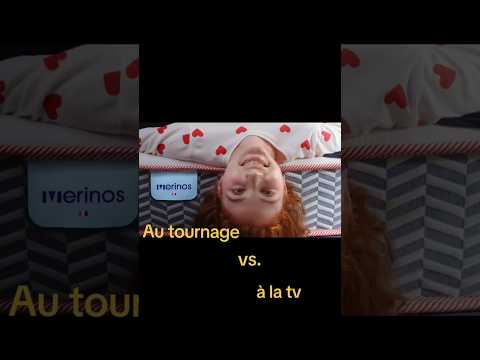 Tournage vs. à la tv#vlog #behindthescenes #actrice #tournage