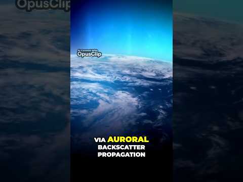 Bouncing Radio Signals off Auroras