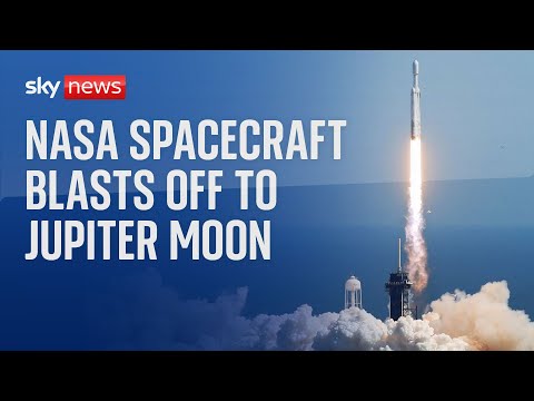 Europa Clipper: NASA spacecraft blasts off to Jupiter moon