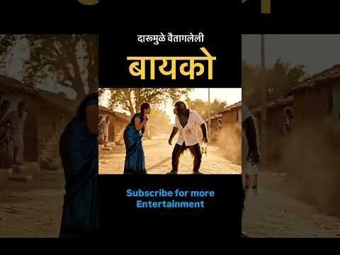 दारूमुळे वैतागलेली बायको #viralvideo #trending #comedy #monkey #alcohol #couple #village