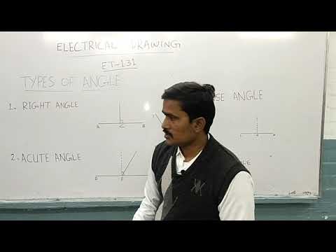 DAE Electrical 1st year Electrical Drawing ET 131Types of angle