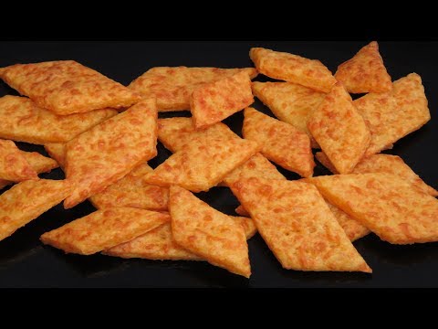 ГЕНИАЛЬНАЯ ЗАКУСКА ПОД ФУТБОЛ сырные крекеры к Пиву | Cheese Cracker Recipe