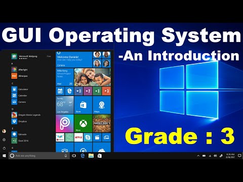 GUI Operating System - An Introduction | Class 3 - Computer Chapter 2 | CAIE / CBSE / ICSE Syllabus